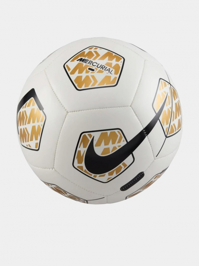 Ballon de football mercurial fade blanc doré - Nike