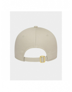 Casquette 9forty metallic logo beige femme - New Era