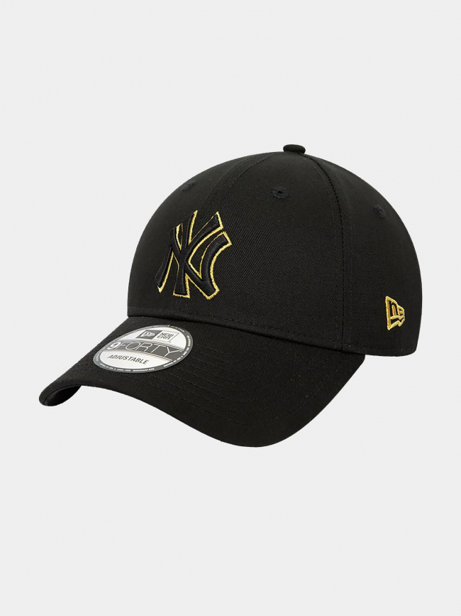 Casquette 9 forty metallic outline noir doré - New Era