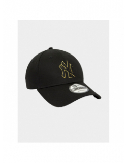 Casquette 9 forty metallic outline noir doré - New Era