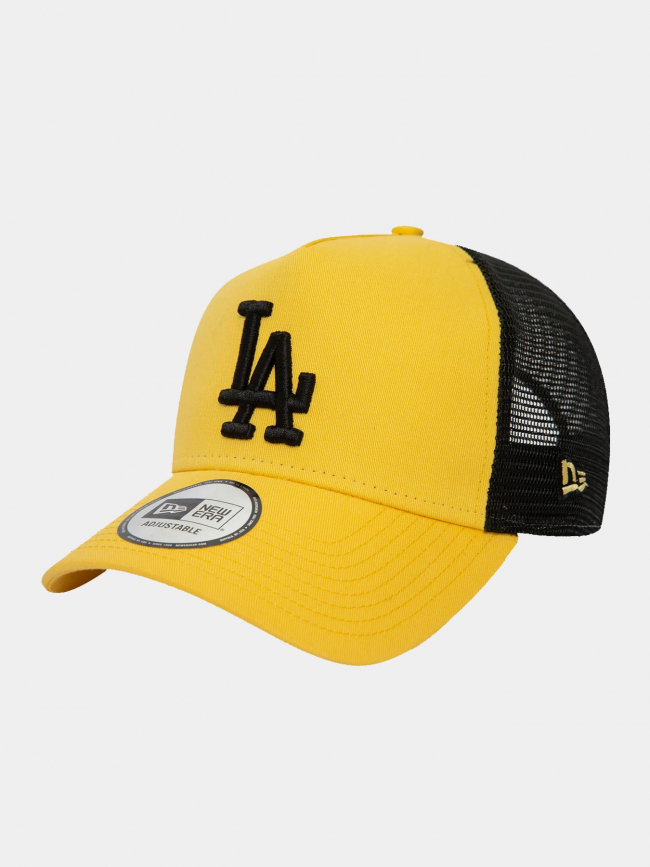 Casquette trucker league LA jaune noir - New Era