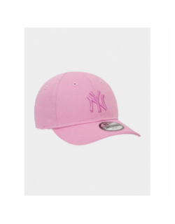 Casquette 9forty league élastique rose bébé - New Era