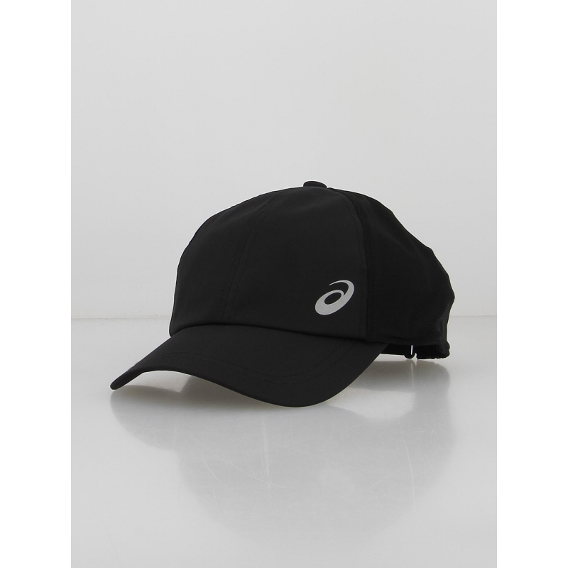 Casquette uni logo argenté noir homme - Asics