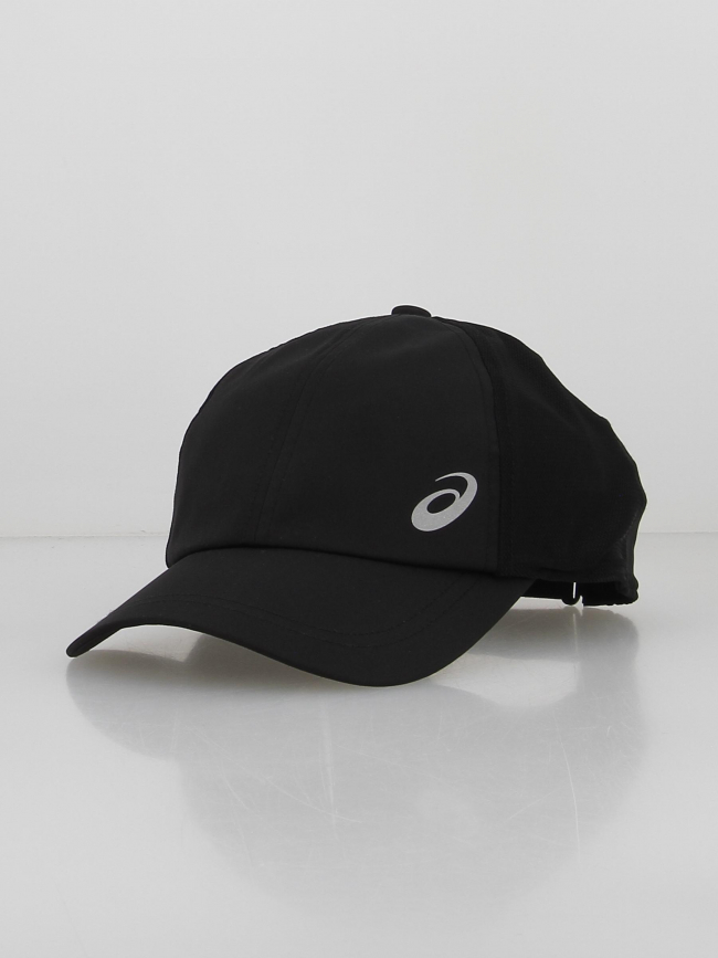 Casquette uni logo argenté noir homme - Asics