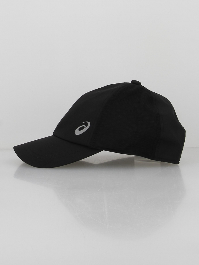 Casquette uni logo argenté noir homme - Asics