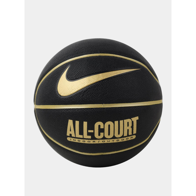 Ballon de basketball everyday all court doré noir - Nike