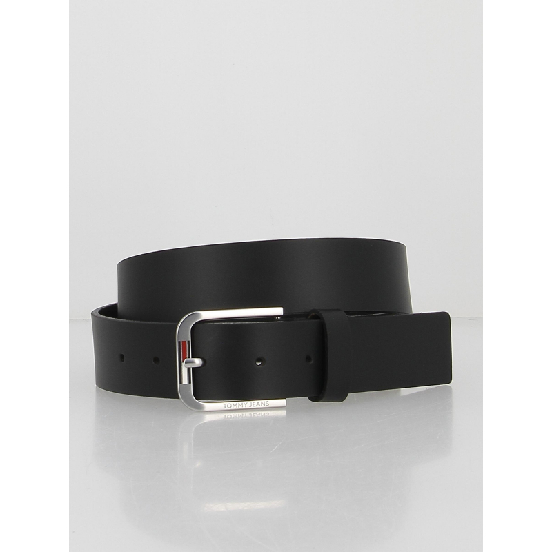 Ceinture en cuir austin 3.5 noir homme - Tommy Jeans