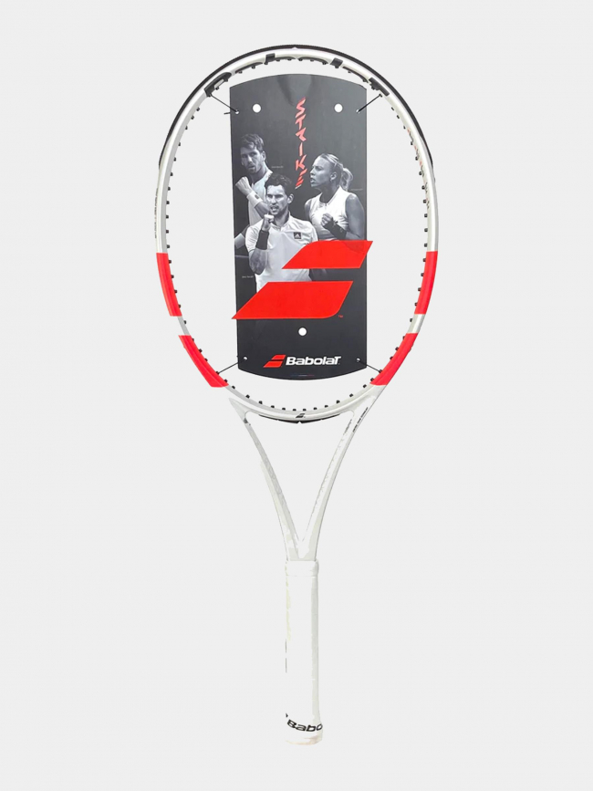 Raquette de tennis non cordé pure strike team blanc - Babolat