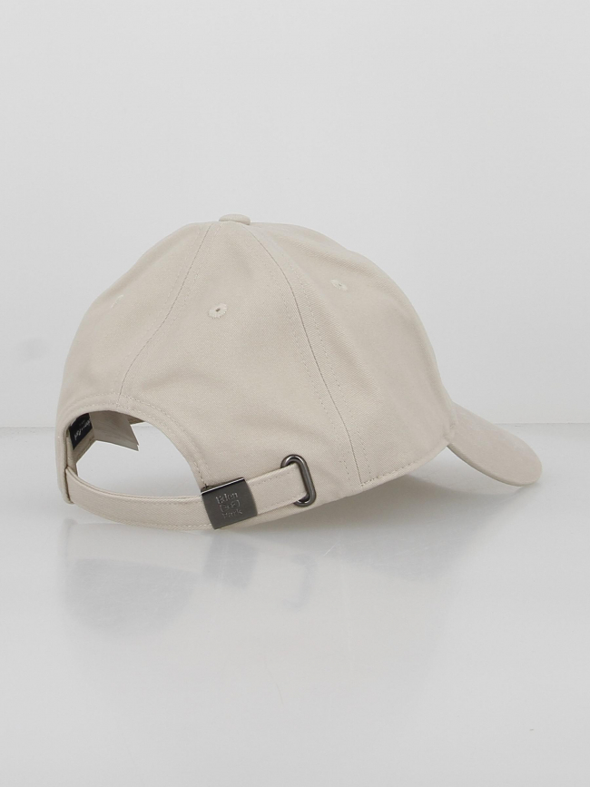 Casquette uni vrille mini logo beige - Eden Park