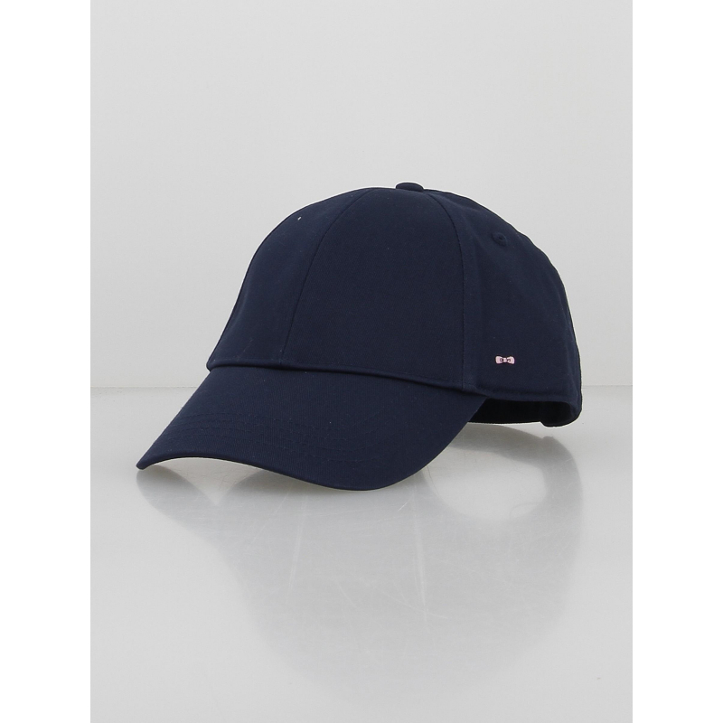 Casquette uni vrille mini logo bleu marine - Eden Park