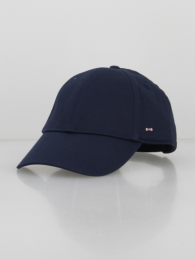 Casquette uni vrille mini logo bleu marine - Eden Park