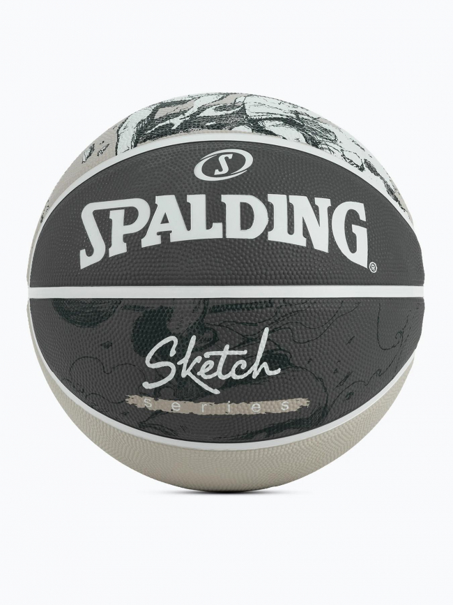 Ballon de basketball sketch jump 7 gris - Spalding