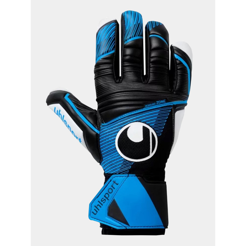 Gants de gardien de but football soft bleu - Uhlsport