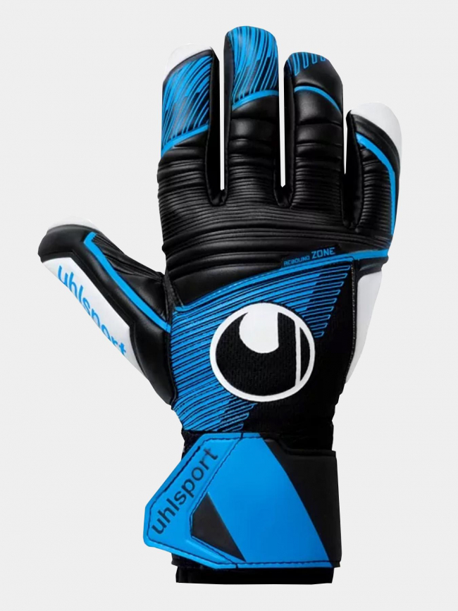 Gants de gardien de but football soft bleu - Uhlsport