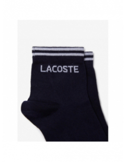 2 paires de chaussettes core performance bleu blanc - Lacoste