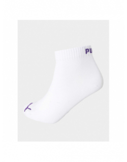 3 paires de chaussettes sneaker plain blanc - Puma