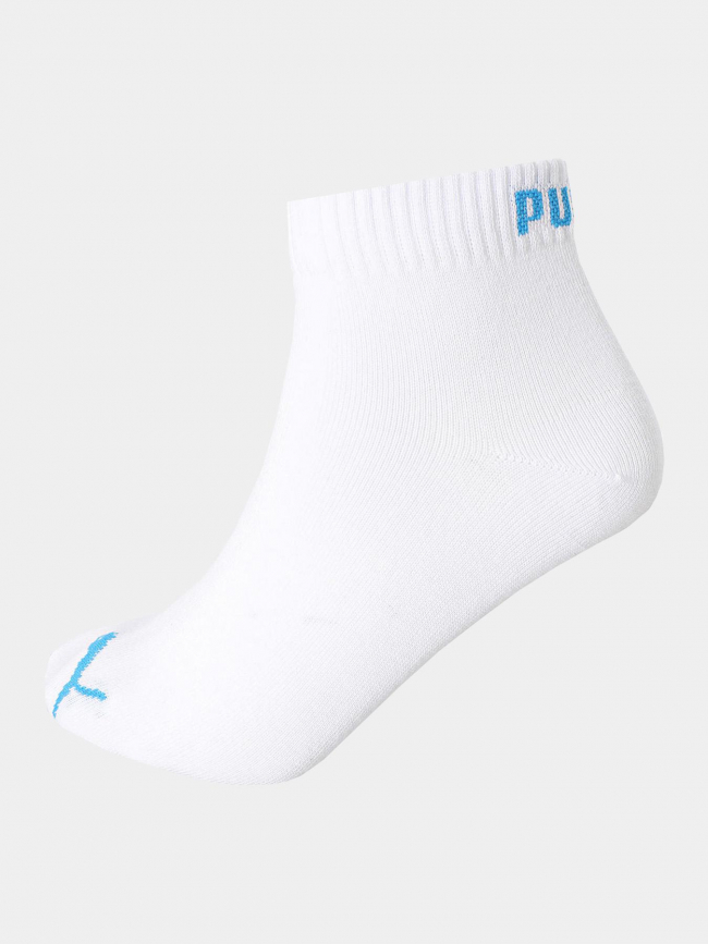 3 paires de chaussettes sneaker plain blanc - Puma