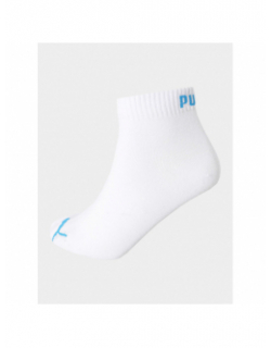 3 paires de chaussettes quarter plain blanc - Puma