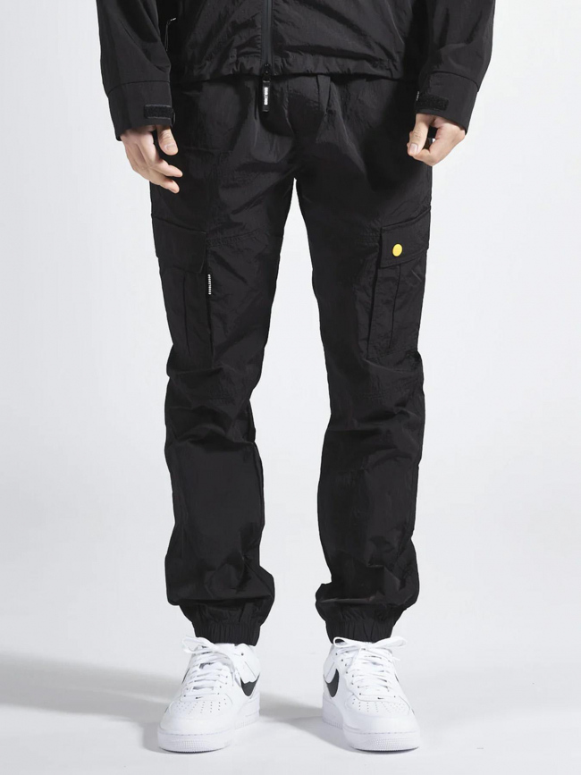 Pantalon nagano cargo noir homme - Double Hood