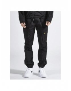 Pantalon nagano cargo noir homme - Double Hood