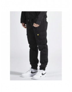 Pantalon nagano cargo noir homme - Double Hood