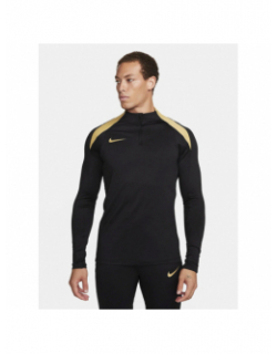 Sweat zippé de football strk dril doré noir homme - Nike