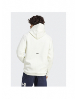 Sweat à capuche zippé zne blanc homme - Adidas