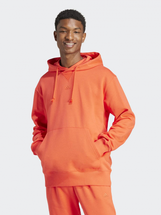 Sweat à capuche uni all szn rouge homme - Adidas