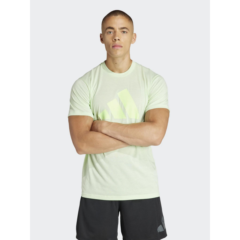 T-shirt logo vert homme - Adidas