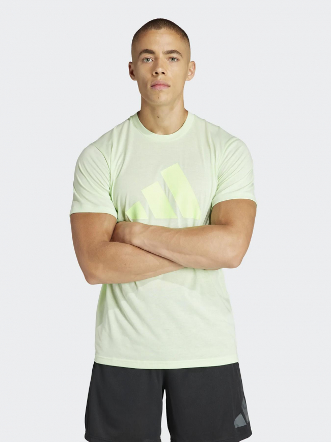 T-shirt logo vert homme - Adidas