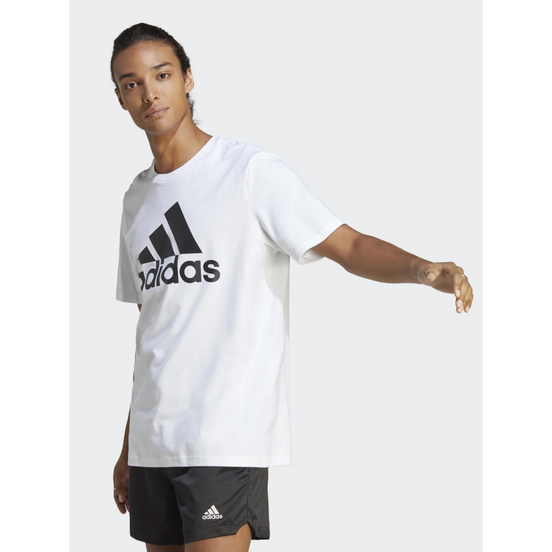 T-shirt logo blanc homme - Adidas