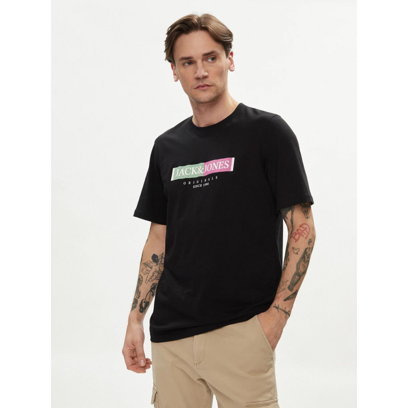 T-shirt jorlafayette noir homme - Jack & Jones