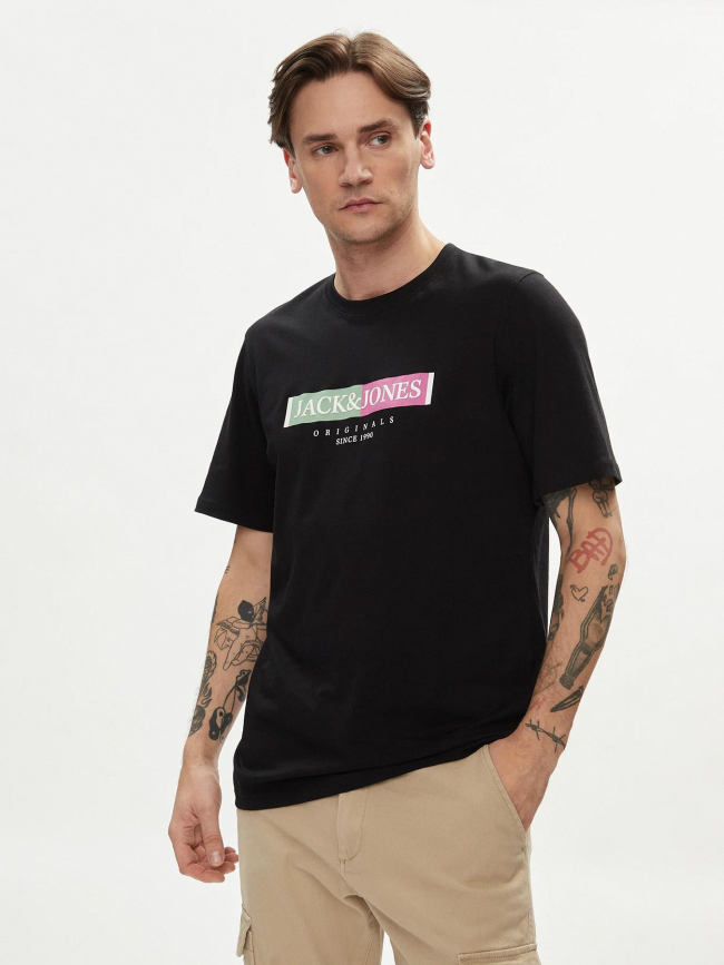 T-shirt jorlafayette noir homme - Jack & Jones