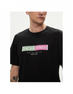 T-shirt jorlafayette noir homme - Jack & Jones