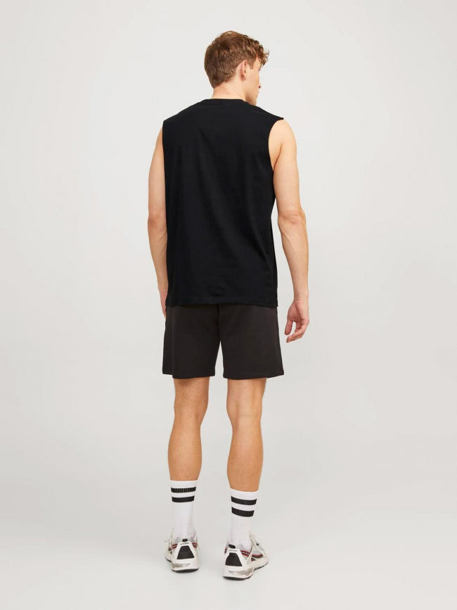 T-shirt sleeveless logo noir homme - Jack & Jones