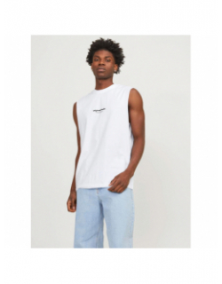 T-shirt sleeveless logo blanc homme - Jack & Jones