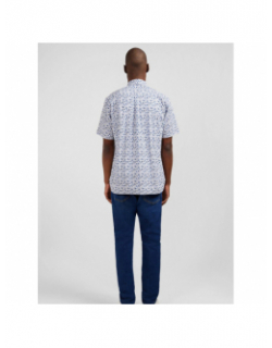 Chemise h bla imprimé bleu homme - Eden Park