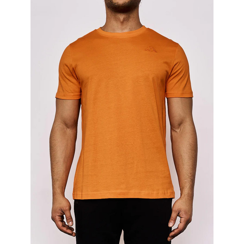 T-shirt cafers orange homme - Kappa