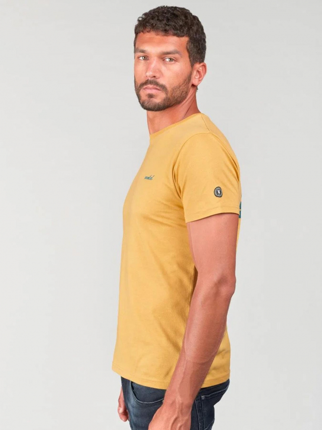 T-shirt wunth sahara jaune homme - Le Temps Des Cerises