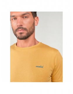 T-shirt wunth sahara jaune homme - Le Temps Des Cerises