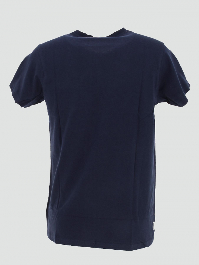 T-shirt poche imprimé mahina bleu marine homme - Deeluxe