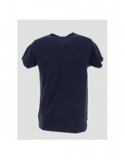 T-shirt poche imprimé mahina bleu marine homme - Deeluxe