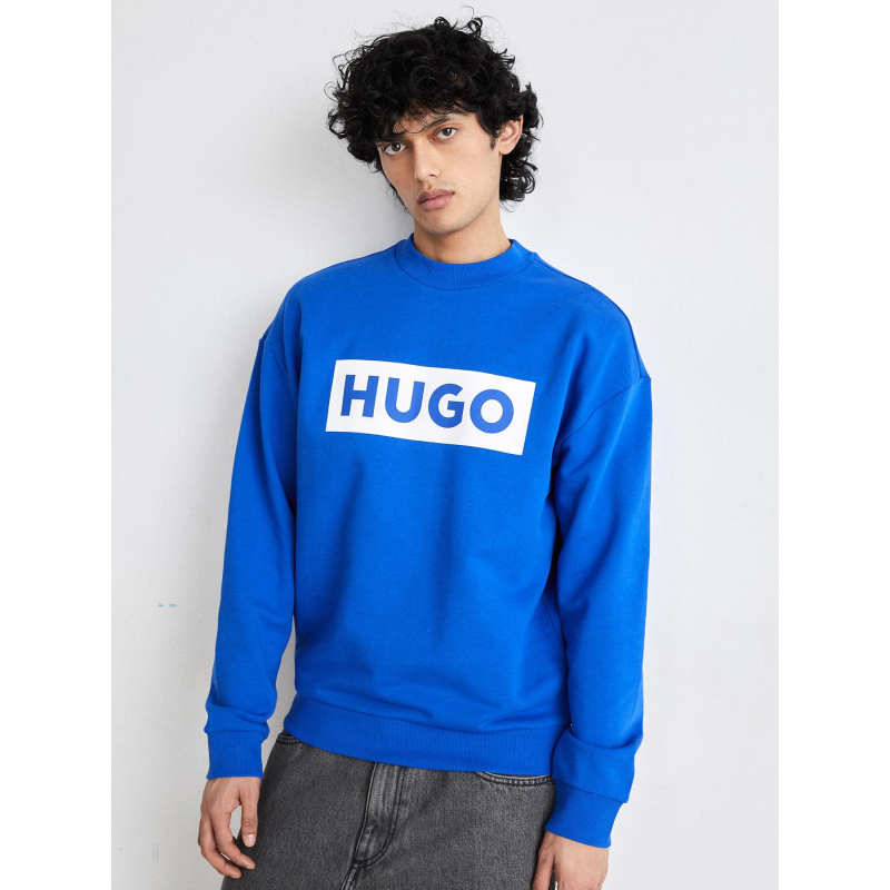 Sweat logo niero bleu homme - Hugo