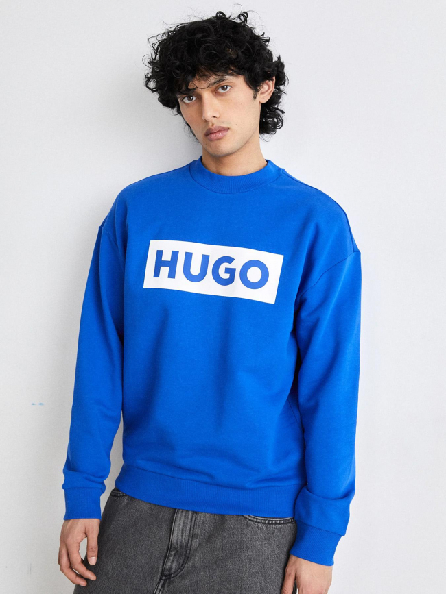 Sweat logo niero bleu homme - Hugo