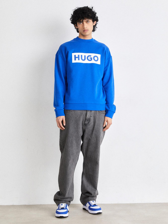 Sweat logo niero bleu homme - Hugo