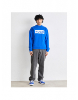 Sweat logo niero bleu homme - Hugo