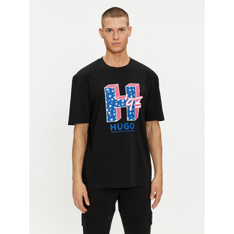 T-shirt nentryle noir homme - Hugo