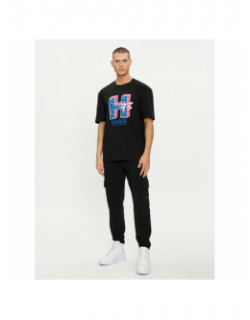 T-shirt nentryle noir homme - Hugo