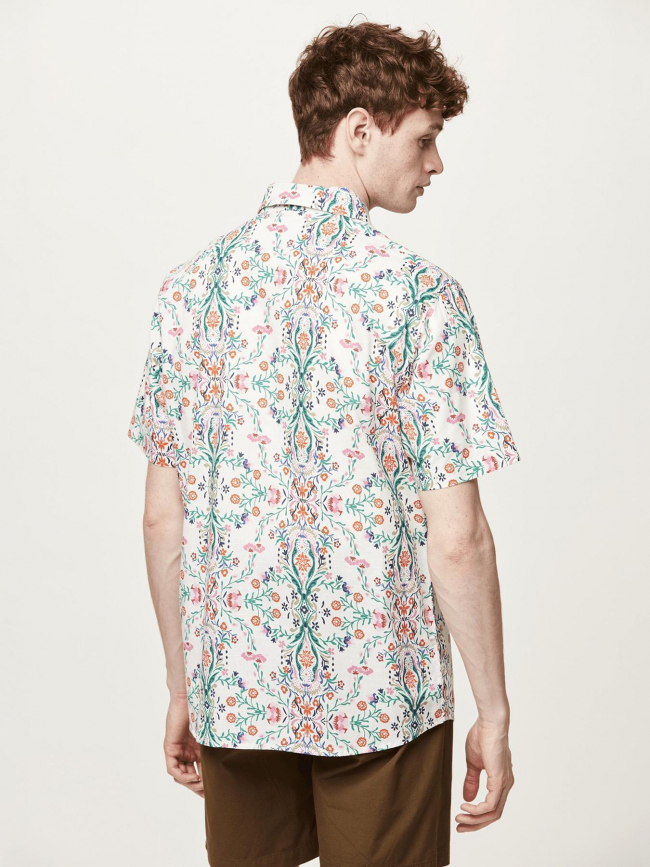 Chemise mataikona floral multicolore homme - Picture