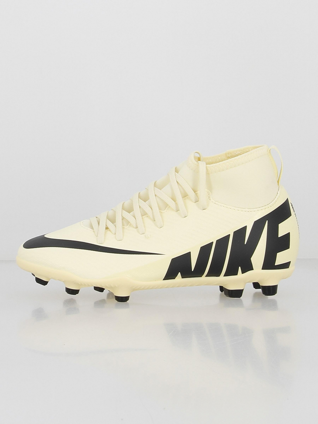 Chaussures de football superfly 9 fg/mg beige enfant - Nike